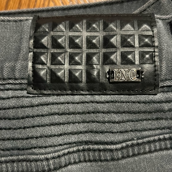 INC Stockholm skinny fit 32W x 32L men’s comfy black 5pocket zipper front jeans - Picture 1 of 6